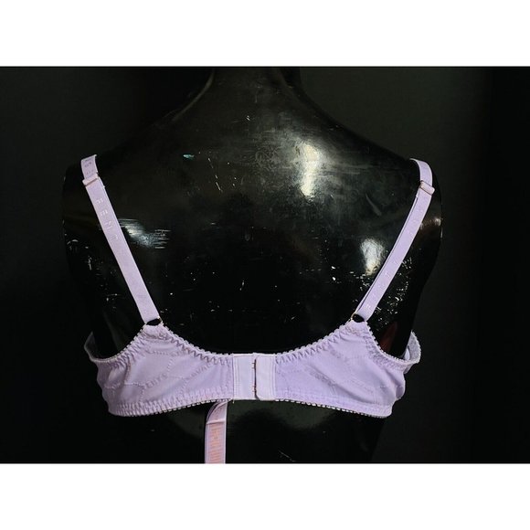 Savage X Fenty Flocked Logo Unlined Bra Women's 38B Lingerie By Rihanna - Picture 10 of 16